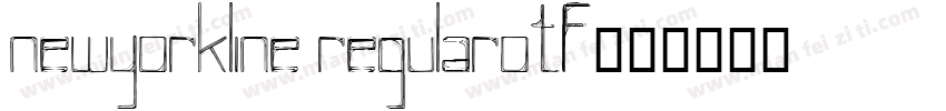 NewYorkLine Regularotf字体转换